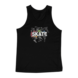 Nome do produto Regata Masculina Quality Estampa Skate Manobras