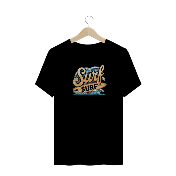 T-Shirt Plus Size GG Estampa Surf Plancha