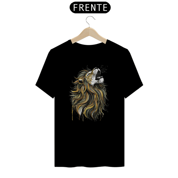 T-Shirt Quality Estampa Leão Juba