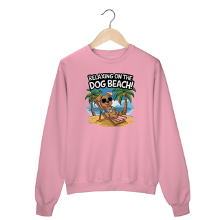 Nome do produto Moletom Fechado Estampa Cao na Praia Relax