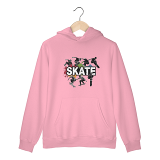 Nome do produto Moletom Canguru com Bolso e Capuz Estampa Skate Manpbras