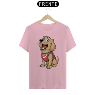 Nome do produto T-Shirt Classic Estampa  de um Cao golden retriever