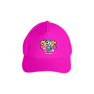 Nome do produto Bone Americano com estampa cao skate