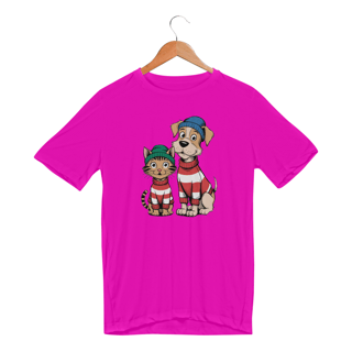 Nome do produto Camiseta Sport Dry UV Estampa Adote-me