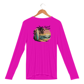 Nome do produto Camisa Manga Longa Sport Dry UV Estampa Surf