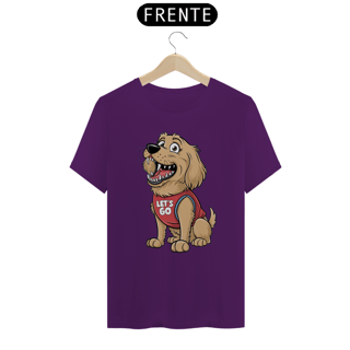 Nome do produto T-Shirt Classic Estampa  de um Cao golden retriever