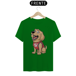 Nome do produto T-Shirt Classic Estampa  de um Cao golden retriever