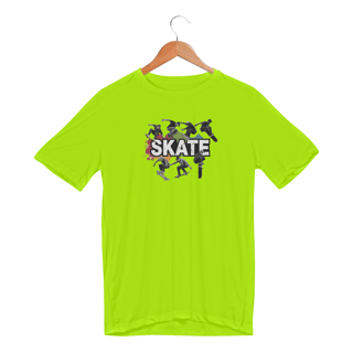 Nome do produto Camiseta Sport Dry UV Estampa Skate Manobras