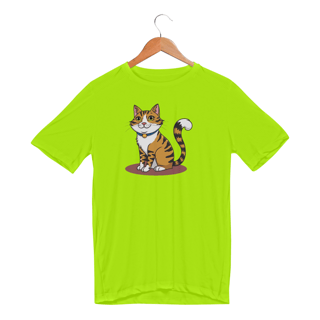 Nome do produto Camiseta Sport Dry UV Estampa Gato Tigre