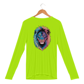 Nome do produto Manga Longa Sport Dry UV Estampa Leão Colorido