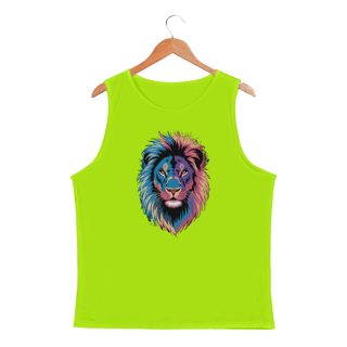 Nome do produto Regata Masculina Sport Dry UV Estampa Leão Colorido