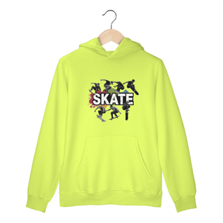 Nome do produto Moletom Canguru com Bolso e Capuz Estampa Skate Manpbras