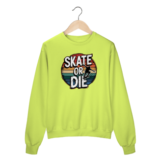 Nome do produto Moletom Fechado estampa Skate Sol