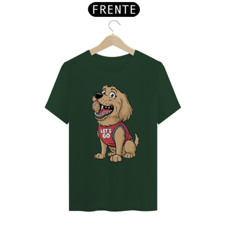 Nome do produto T-Shirt Classic Estampa  de um Cao golden retriever
