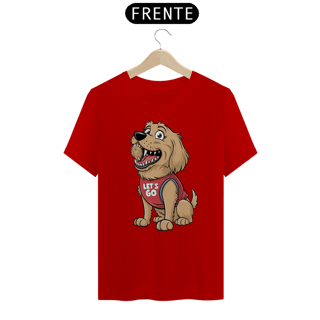 Nome do produto T-Shirt Classic Estampa  de um Cao golden retriever