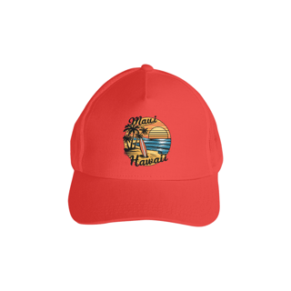 Nome do produto Boné Americano Com Tela Estampa Surf Maui