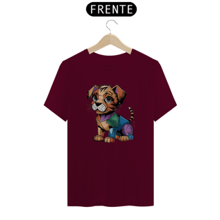 Nome do produto T-shirt Quality Camiseta com estampa  de Gato Cubismo