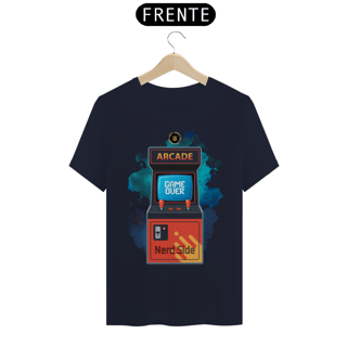 Nome do produto T-shirt Masculina Estampada Fromhell Nerd Side Arcade
