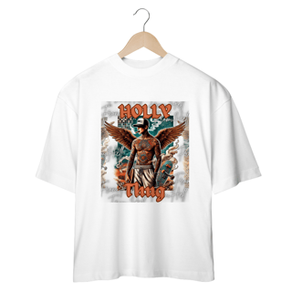 Nome do produto Camiseta Oversized Masculina Estampada Holly Thug