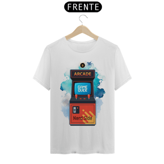 Nome do produto T-shirt Masculina Estampada Fromhell Nerd Side Arcade