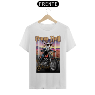 Nome do produto T-shirt Masculina Estampada Algodão Pima Motoqueiro From Hell