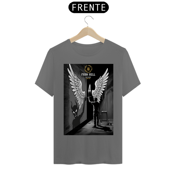 T-shirt Masculina Estampada Estonada Grafiteiro From Hell 