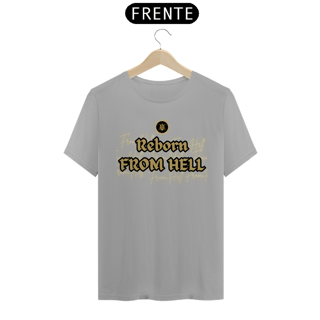 Nome do produto T-shirt Masculina Estampada Reborn From Hell Casual I