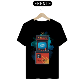 Nome do produto T-shirt Masculina Estampada Fromhell Nerd Side Arcade