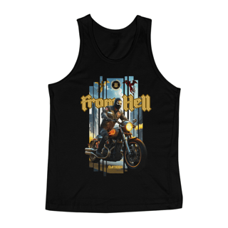 Nome do produto Regata Masculina Estampada Motoqueiro From Hell 