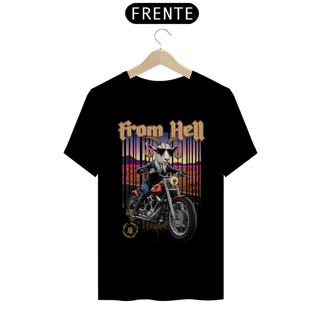 Nome do produto T-shirt Masculina Estampada Algodão Pima Motoqueiro From Hell