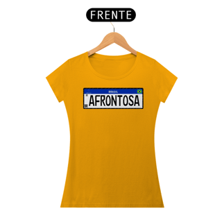 Nome do produto Camiseta Estampa AFRONTOSA