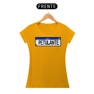 Nome do produto CAMISETA ESTAMPA PETULANTE