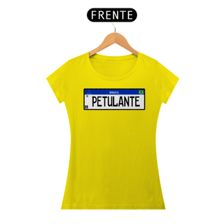 Nome do produto CAMISETA ESTAMPA PETULANTE
