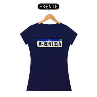 Nome do produto Camiseta Estampa AFRONTOSA