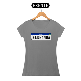 Nome do produto CAMISETA FERNANDA