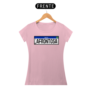 Nome do produto Camiseta Estampa AFRONTOSA