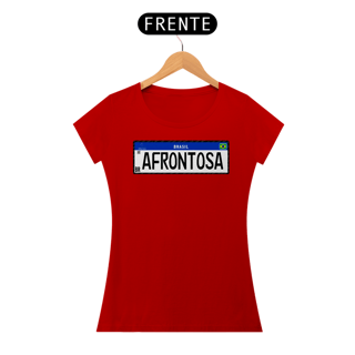 Nome do produto Camiseta Estampa AFRONTOSA