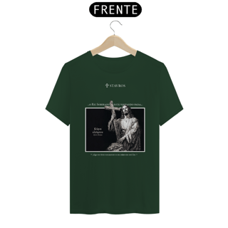 Nome do produto Camiseta Pima Cristo Soberano – Armadura Stavros