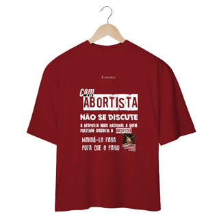 Nome do produto Camiseta Oversized Anti-Aborto - Stavros