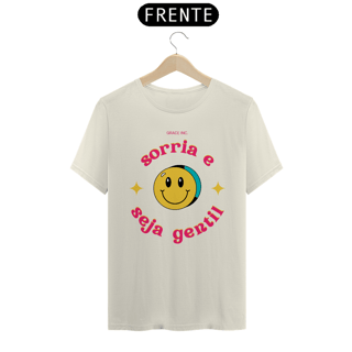 Nome do produto T-shirt | Sorria e Seja Gentil