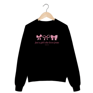 Nome do produto Moletom | Just a Girl