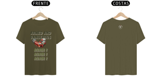 Nome do produto Camisa Armed and Dangerous Rivals !