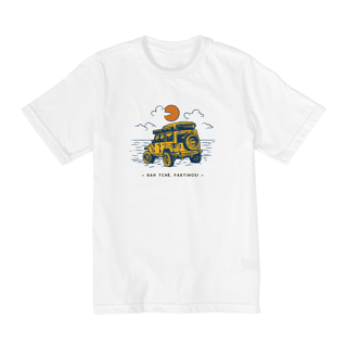 Camiseta Infantil 10 a 14 Rumo ao Sol  Bah Tchê Partimos