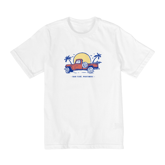 Camiseta Infantil 2 a 8 Bah Tchê Partimos