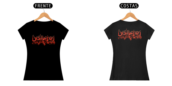 Destruction - Feminina (Frente/Costas)