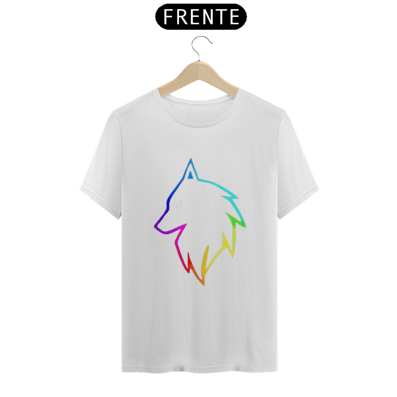 camisa de desenho arte game horizon personalizado -... T-Shirt Classic Camisa Wolf em
