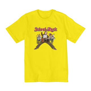 Nome do produtoCamiseta School of Rock Infantil 10 a 14 anos.