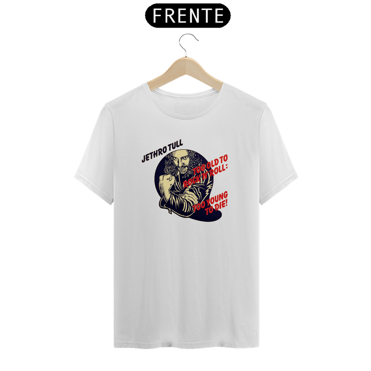 Nome do produto: Camiseta Jethro Tull Too Old Unissex