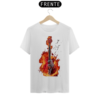 Nome do produtoCamiseta Heavy Gift Guitar Fire Unissex