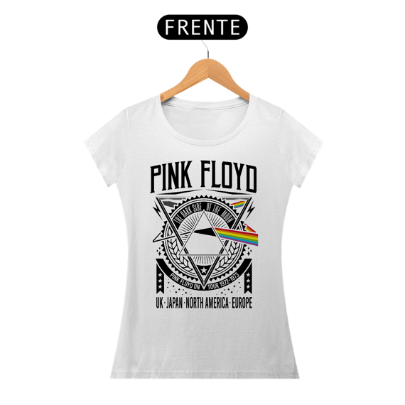 Camiseta Pink Floyd Tour Feminina